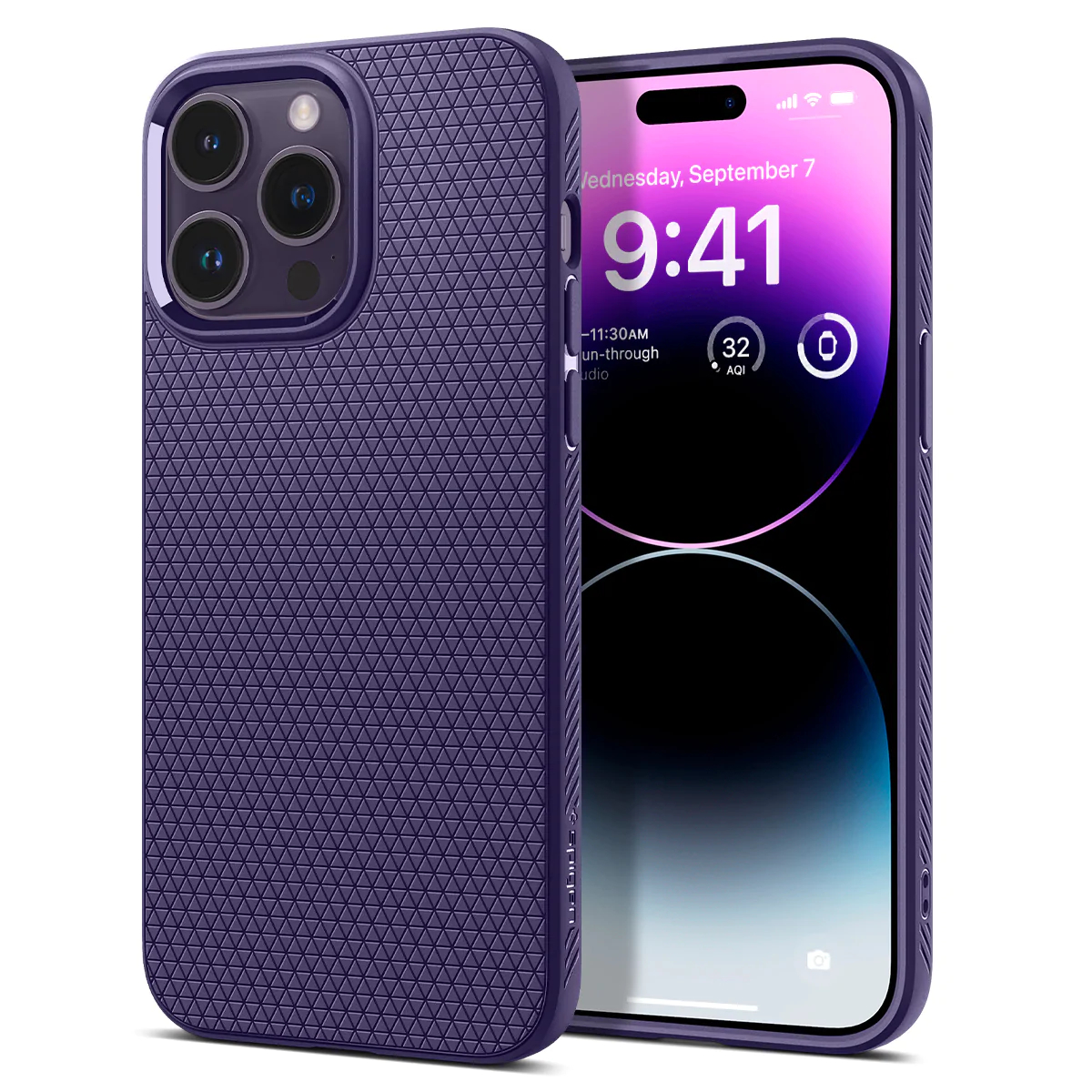 Spigen iPhone 14 Pro Case Liquid Air Casing Military Grade Drop Protection Slim Flexible Durable iPhone 14 Pro Cover