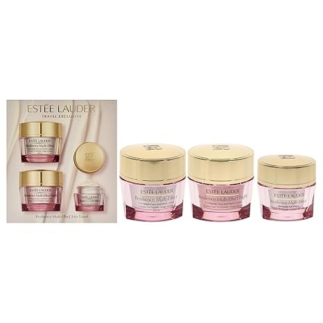 Estée Lauder Resilience Multi-effect Set 3 Pc, 3count, 3 pc 1.7 Ounce tri-peptide face and neck cz